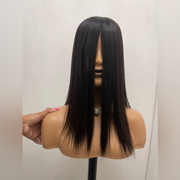 New! Top Quality 16” Silk Base, Silk Top, Topper Wig, Raw Virgin Human Hair - Picture 9 of 17